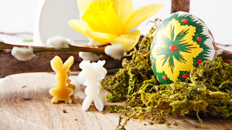 Świece na Wielkanoc