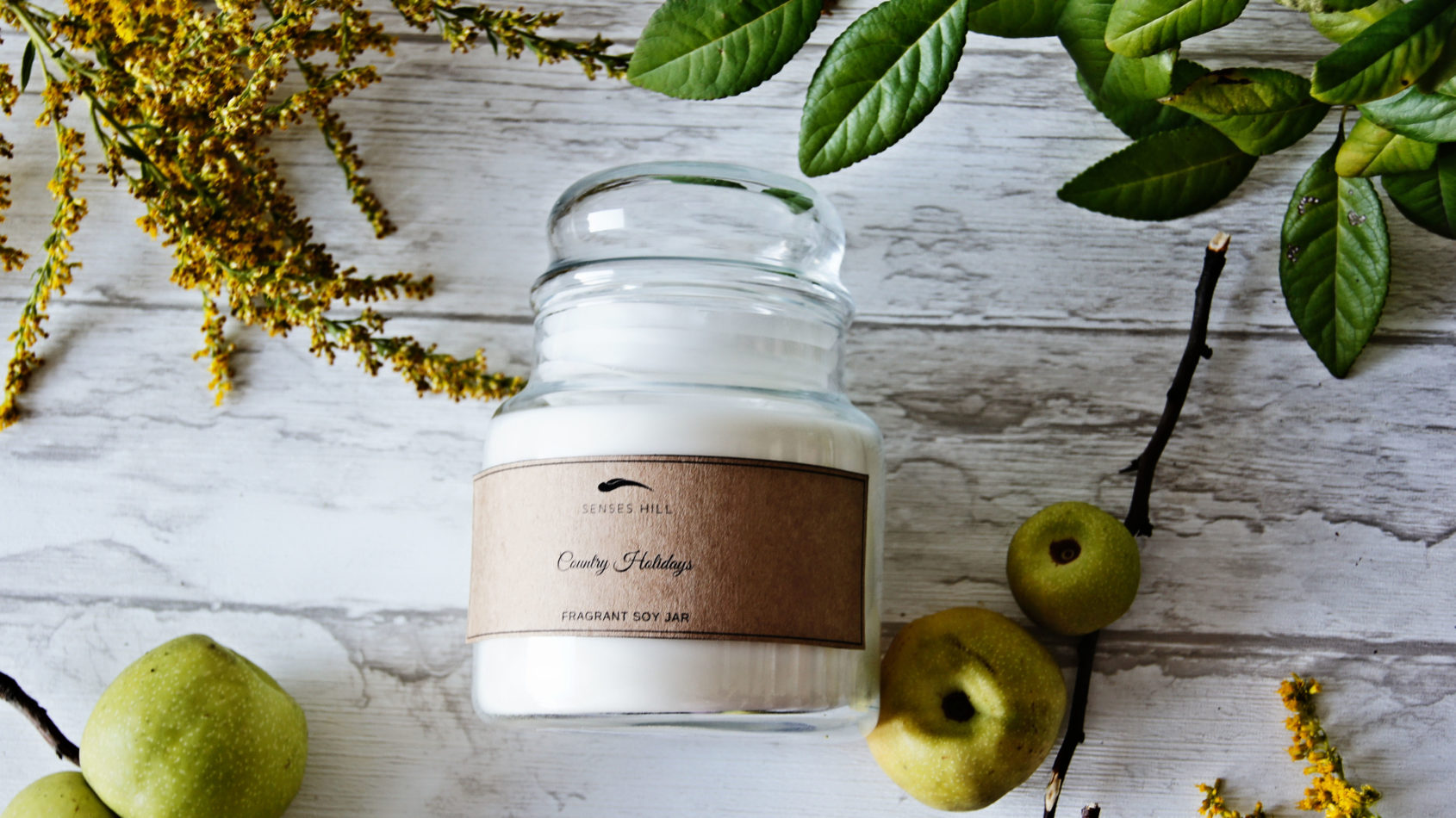 Swieca ekologiczna zapachowa Senses Hill Sklep ze świecami