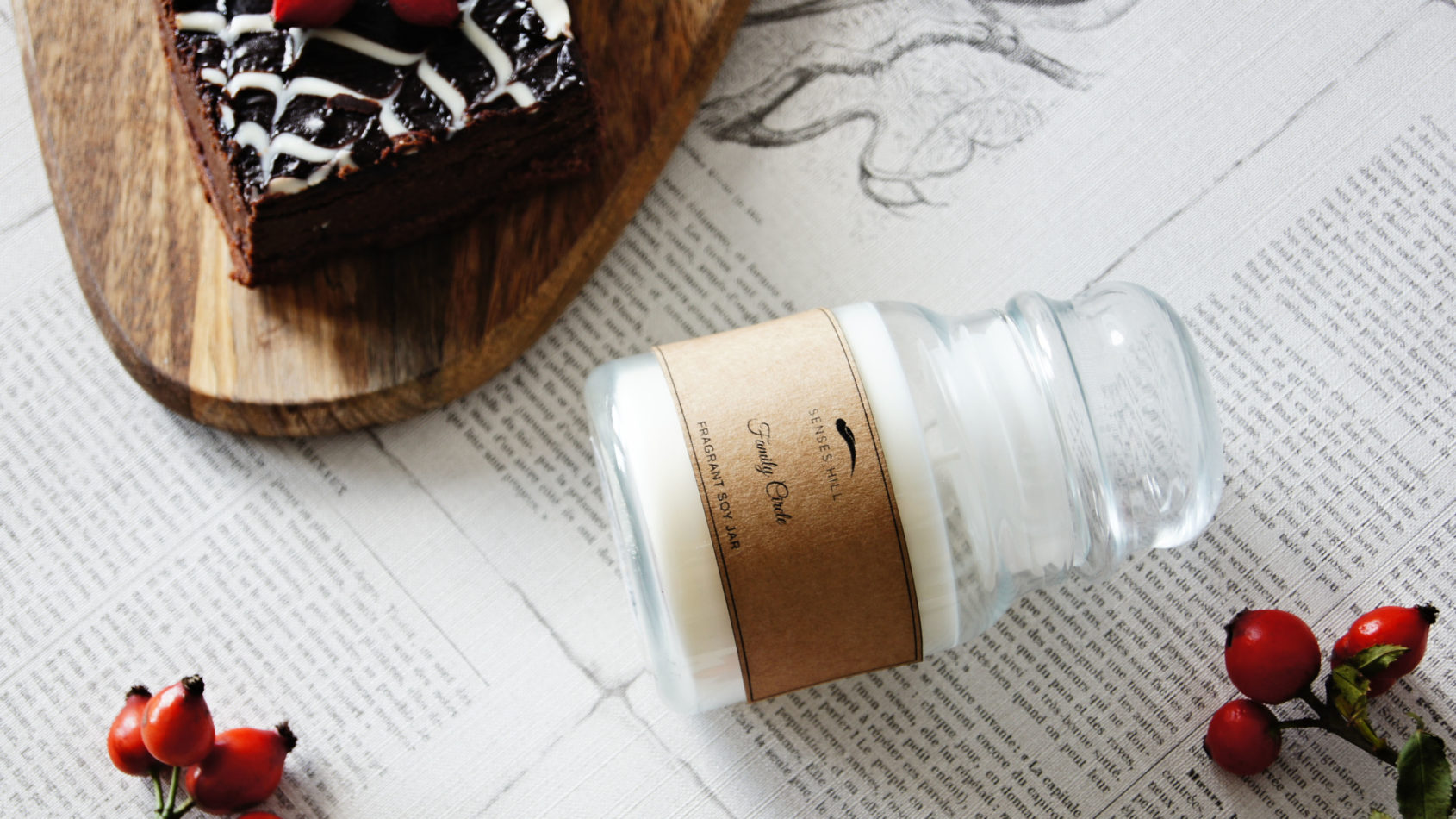 Świeca zapachowa z wosku sojowego Senses Hill Pracownia świec ekologicznych